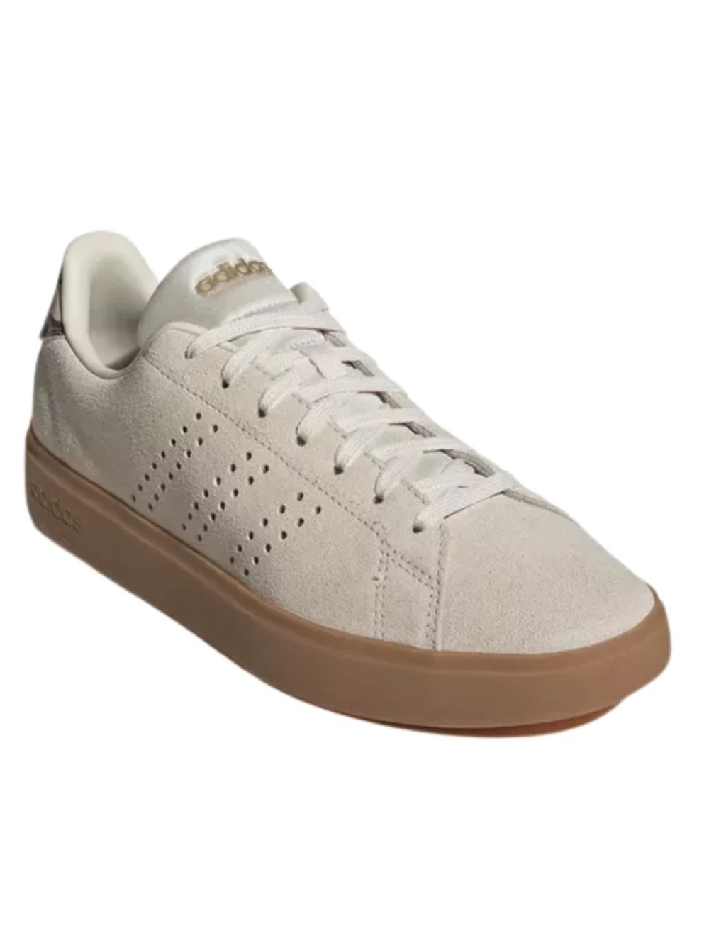 Adidas Advantage 2.0 Cream Leopard Print Sneakers Women's 6 - New
